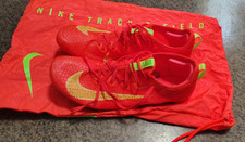 Track & Field Sprint Spikes with Removable Metal Spikes, Red/Black — listing 5