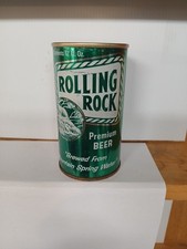 Rolling Rock "Bucket of Rocks" Galvanized Metal Beer Ice Bucket