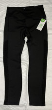 Gaiam Black High-Rise Yoga Leggings with Side Pockets, Size L — listing 4