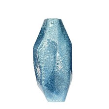 Destinos S.A. Portuguese Ceramic Bud Vase, Ombré Orange & Red Glaze — listing 6