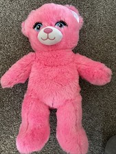 Barbie Pink Plush Teddy Bear with 'B' Logo and Satin Bow — listing 6