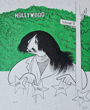 Al Hirschfeld 'The Beatles' Signed Limited Edition Lithograph, Numbered 123/520, Framed — listing 3