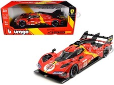 Ferrari 499P Le Mans Hypercar Diecast/Model Car (No. 50, Giallo Modena Livery)