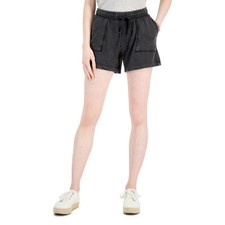 Style & Co Women's Pull-On Mid Rise Shorts, Black, Size L — listing 6