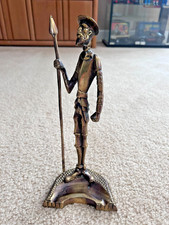 Pair of Brutalist Metal Don Quixote & Sancho Panza Figural Sculptures — listing 5