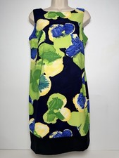 AGB Dress Sleeveless Sheath Dress with Orange & Tan Polka Dot Print, Size 12 — listing 3