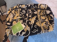 Vera Bradley Black & White Floral Zip Pouch / Pencil Case — listing 2