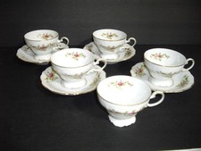 Vintage Moss Rose Pattern Porcelain Dinnerware & Tea Service Set (Japan) — listing 6