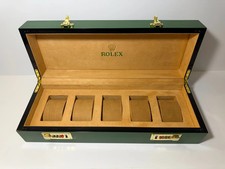 Wooden Presentation / Storage Box with Brass Corner Splines and Oval Nameplate — listing 4