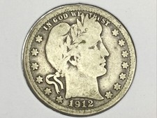 1912-S Barber Silver Quarter Dollar — listing 4