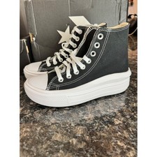 Converse Chuck Taylor All Star Move Platform High Top Sneakers, Black/Pink, Kids US 4 — listing 5