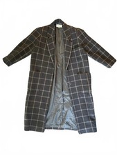Giorgio Armani Le Collezioni Men's Single-Breasted Balmacaan Overcoat with Quilted Lining, Tan — listing 2