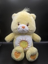 Care Bears Funshine Bear Plush in Cat Costume with Sunglasses Sun Belly Badge — listing 2