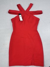 BCBG Max Azria Pale Lime Woven Halter Dress, Size 2, NWT — listing 2