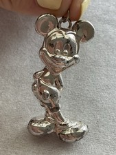 Disney Mickey Mouse Rhinestone Halo Pendant on Rope Chain — listing 3