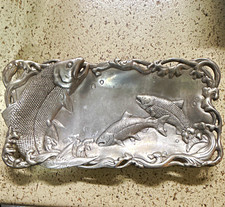 Arthur Court Aluminum Fish Serving Bowl / Platter, 1976 — listing 5