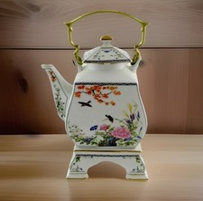 Franklin Porcelain Japanese Flowers & Birds of the Orient Teapot on Stand (1986) — listing 2
