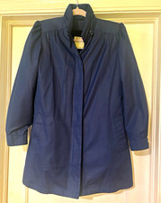 Vintage London Fog Two-Tone Snap-Front Rain Jacket, Tan & Black, Size 14 Regular — listing 6