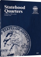 Whitman State Series Quarters 1999-2009 Collector's Map