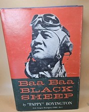 WWII VMF-214 Black Sheep Squadron Photograph Signed by Pappy Boyington, 18x24 — listing 4