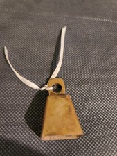 Antique Hand-Forged Brass Cow/Livestock Bell with Iron Clapper — listing 2