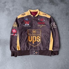 Jeff Hamilton Racing Collection UPS Dale Jarrett NASCAR Leather Jacket