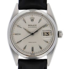 Rolex Oysterdate Precision 6494 Stainless Steel Watch