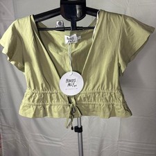 Princess Polly Daisy Floral Square-Neck Crop Top, US 8 — listing 5