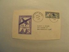 1928 Lindbergh West Indian Aerial Express Airmail Cover with Spirit of St. Louis Photo - Framed Display — listing 4