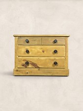 Antique Federal-Style Mahogany Chest of Drawers with Two-Over-Three Drawer Configuration and Turned Wood Knobs — listing 2