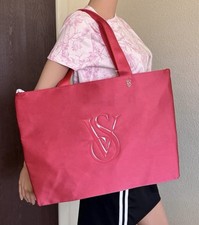 Victoria's Secret Signature Monogram Weekender Satchel Bag