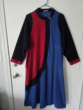 Vintage Vanity Fair Purple Fleece Zip-Front Robe with Pink Contrast Lining, Size 18 — listing 4