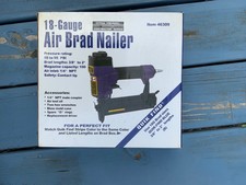 Central Pneumatic Contractor Series 2-in-1 18-Gauge Brad Nailer/Stapler Kit, Item 40115, in Original Box — listing 2