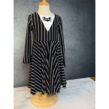 Only Little Once Girls' Black & White Chevron Stripe One-Piece Swimsuit, Size 2/3T — listing 6