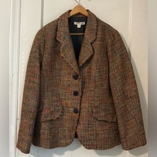 Multicolor Bouclé Tweed Longline Blazer — listing 3