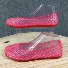 Wild Fable Clear Jelly Ballet Flats, Woven Texture, Women's Size 8 — listing 3