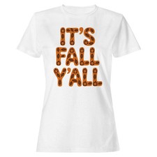 It's Fall Y'all Graphic Tee, Orange, Size Medium, listing 2