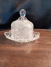 Avon Fostoria Crystal Pool Floating Candle Holder with Floral Medley Lily — listing 5
