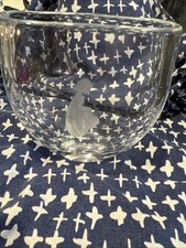 Orrefors Sven Palmqvist Smokey Charcoal Art Glass Vase, Signed 3918/138
