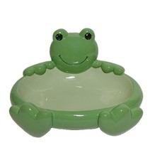 Frog & Dragonfly Lily Pad 3-Piece Resin Bathroom Accessory Set (Soap Dispenser, Tumbler, Soap Dish) — listing 6