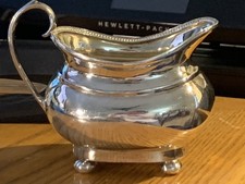 Vintage Silverplate Footed Creamer with Scroll Handle — listing 6