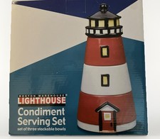 Boston Warehouse Holiday Lighthouses Spreader Set (Set of 4 Stainless Steel Cheese/Butter Spreaders) — listing 3
