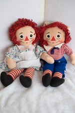 Vintage Raggedy Ann and Andy Cloth Doll Pair — listing 6