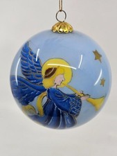 The Heralding Angels Boxed Set of 12 Porcelain Cherub Ornaments with Gold Accents — listing 6