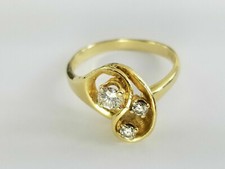 Antique British Hallmarked Gold Wedding Band Ring — listing 3