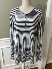 Civil Society Men's Linen-Blend Striped Button-Up Shirt, Size XL — listing 4