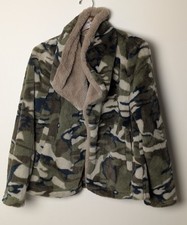 Mystree Faux Fur Sleeveless Hooded Vest, Taupe/Mushroom, Size L — listing 2