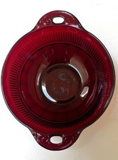Anchor Hocking Royal Ruby 'Coronation' Depression Glass Berry Bowl Set (5 pieces)