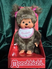 Vintage 1974 Sekiguchi Monchhichi Boy & Girl Doll Pair, 8" Thumb-Sucking Dolls — listing 5