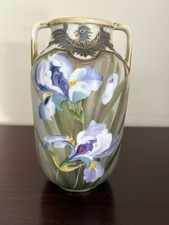 Hand Painted Porcelain Chinese Satsuma-Style Decorative Egg, Warrior Archer with Gold Trim — listing 5